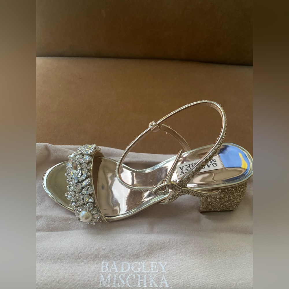 Badgley Mishka shoes. Gently used . Size: 7. Gold color.